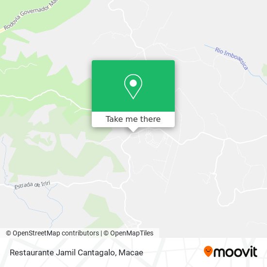 Restaurante Jamil Cantagalo map