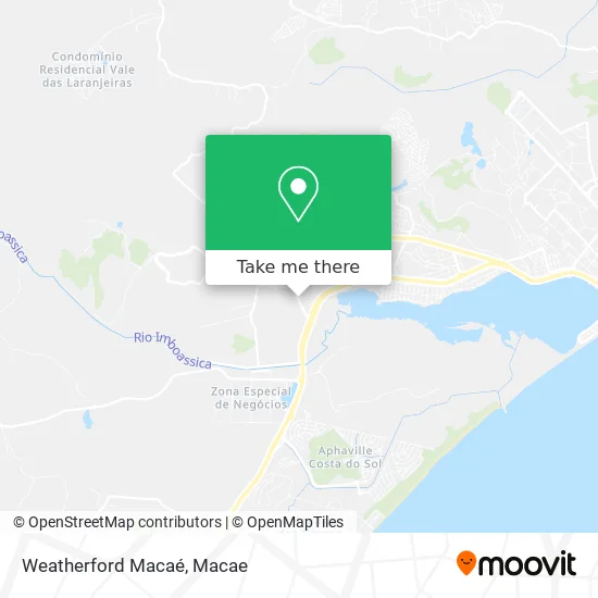 Weatherford Macaé map