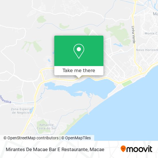 Mapa Mirantes De Macae Bar E Restaurante