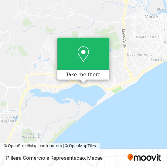 Pilleira Comercio e Representacao map