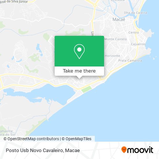 Posto Usb Novo Cavaleiro map