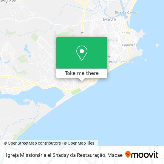 Igreja Missionária el Shaday da Restauraçâo map