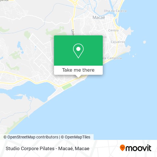 Mapa Studio Corpore Pilates - Macaé