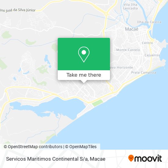 Servicos Maritimos Continental S / a map