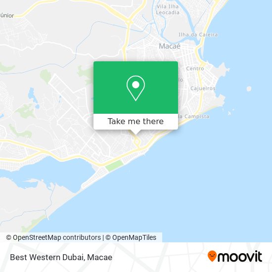 Best Western Dubai map