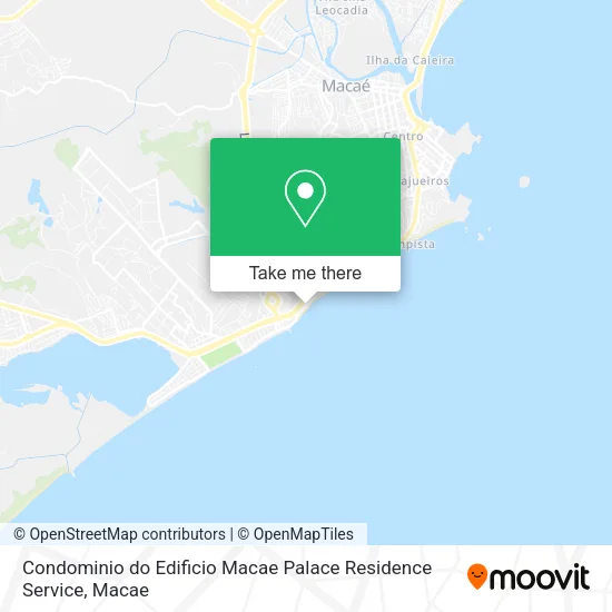 Condominio do Edificio Macae Palace Residence Service map