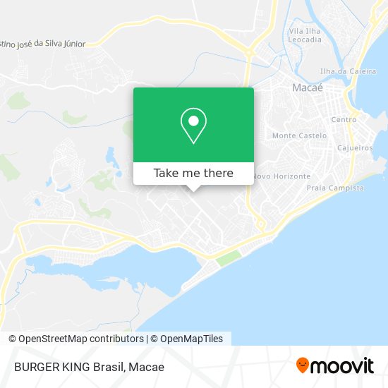 BURGER KING Brasil map