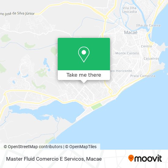 Master Fluid Comercio E Servicos map