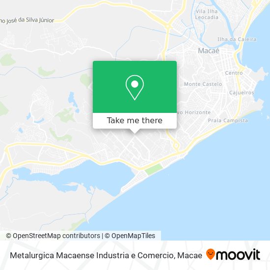 Metalurgica Macaense Industria e Comercio map