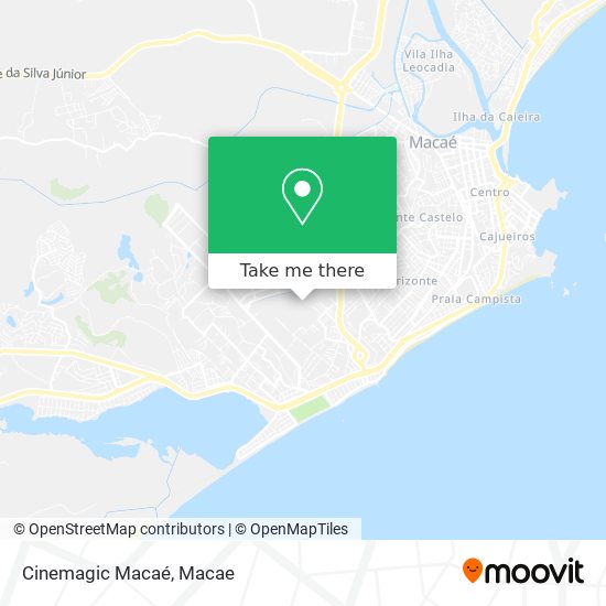 Cinemagic Macaé map