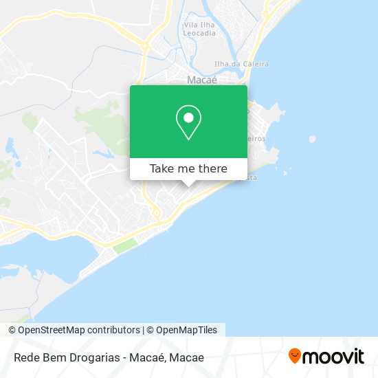 Mapa Rede Bem Drogarias - Macaé