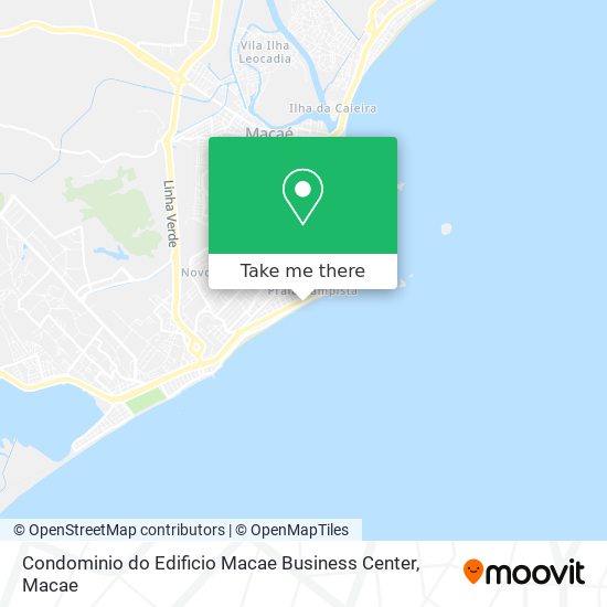 Mapa Condominio do Edificio Macae Business Center