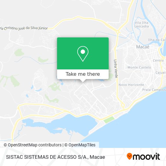 SISTAC SISTEMAS DE ACESSO S/A. map