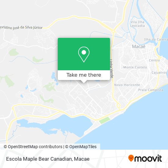 Escola Maple Bear Canadian map