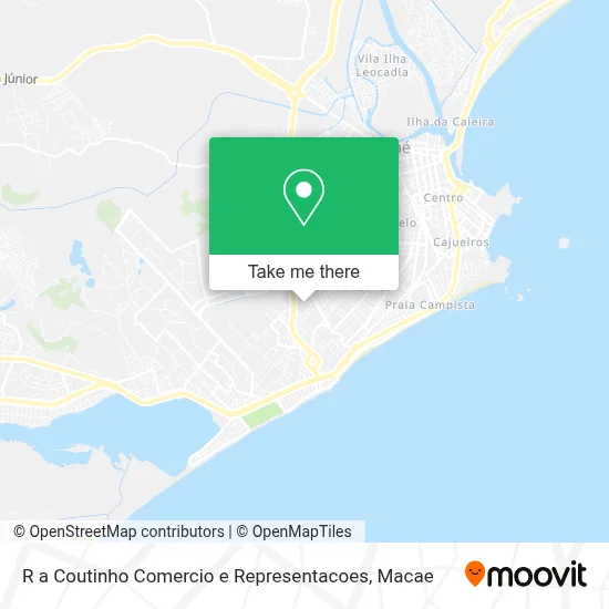 R a Coutinho Comercio e Representacoes map