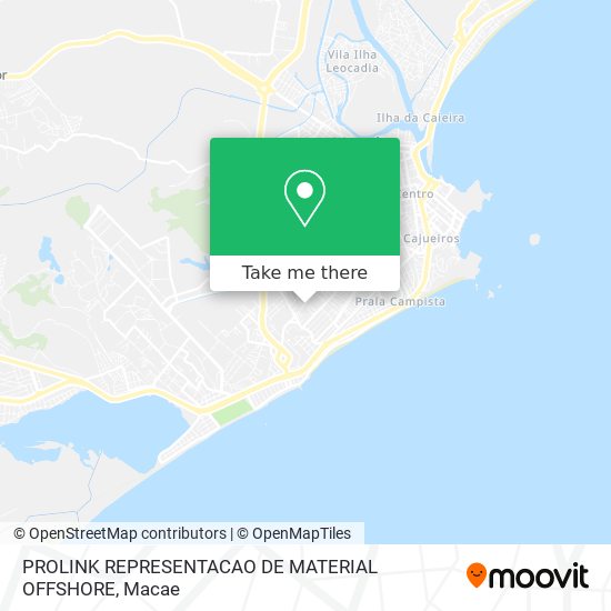 PROLINK REPRESENTACAO DE MATERIAL OFFSHORE map