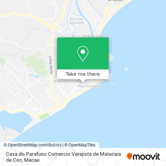 Casa do Parafuso Comercio Varejista de Materiais de Con map