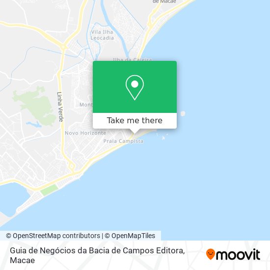 Guia de Negócios da Bacia de Campos Editora map