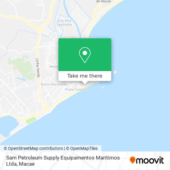 Sam Petroleum Supply Equipamentos Marítimos Ltda map