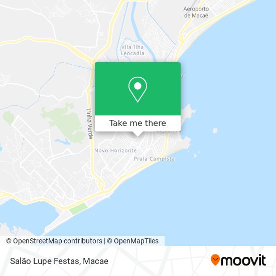 Salão Lupe Festas map