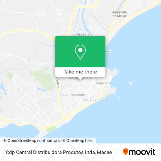 Cdp Central Distribuidora Produtos Ltda map