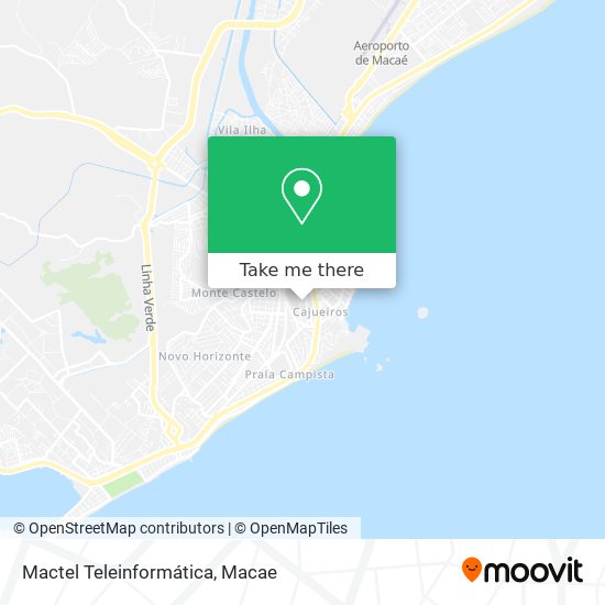 Mactel Teleinformática map