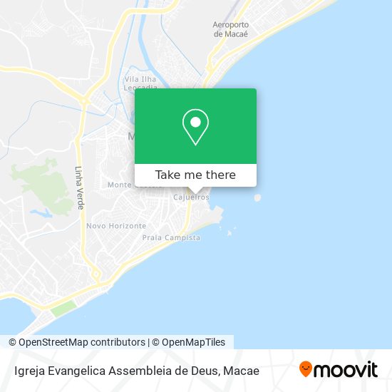 Mapa Igreja Evangelica Assembleia de Deus