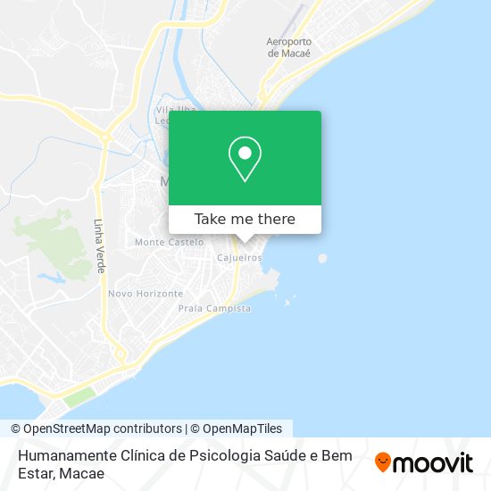 Humanamente Clínica de Psicologia Saúde e Bem Estar map