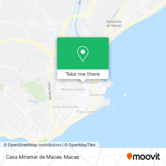 Casa Miramar de Macae map