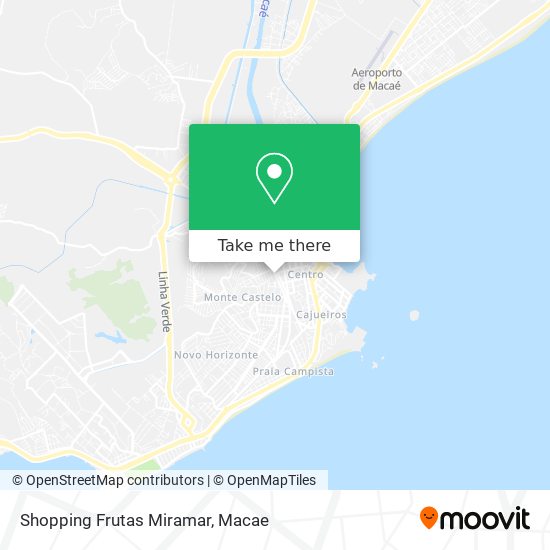 Shopping Frutas Miramar map