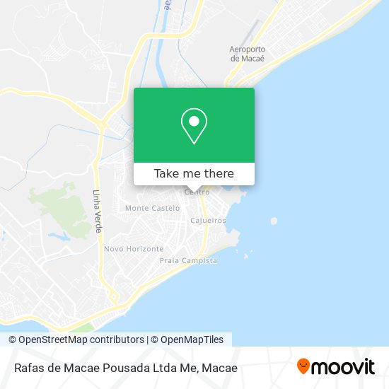 Rafas de Macae Pousada Ltda Me map