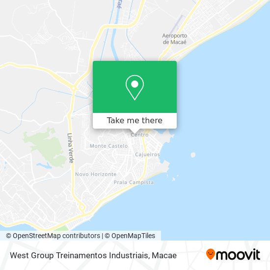 Mapa West Group Treinamentos Industriais