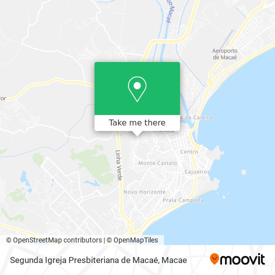 Segunda Igreja Presbiteriana de Macaé map