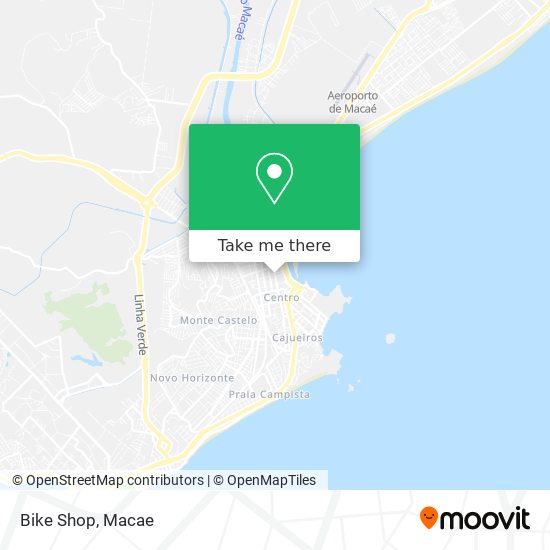 Bike Shop map