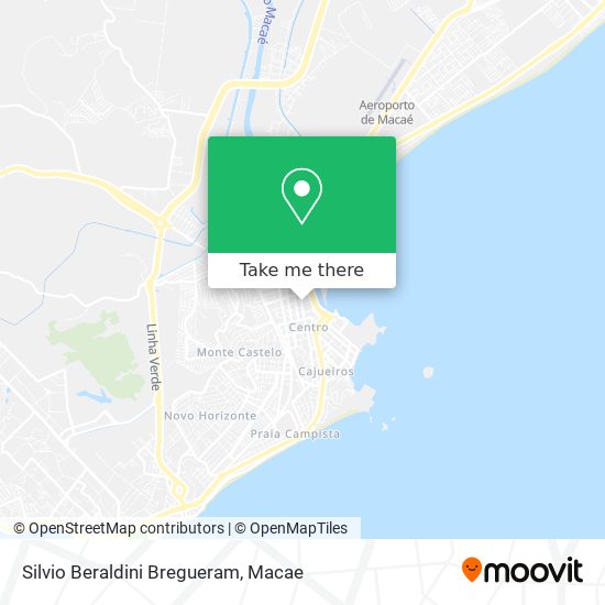 Silvio Beraldini Bregueram map