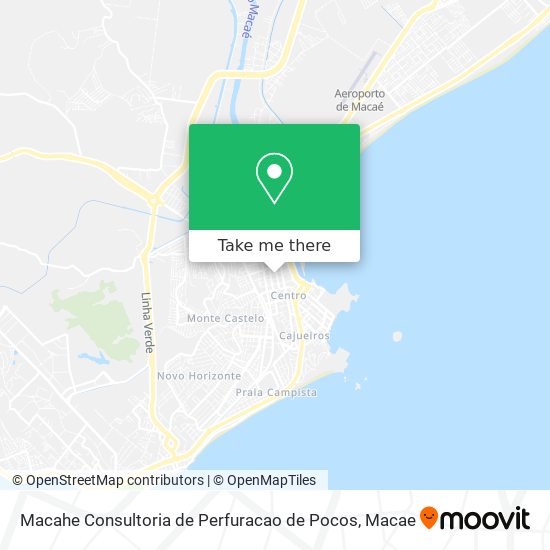 Macahe Consultoria de Perfuracao de Pocos map