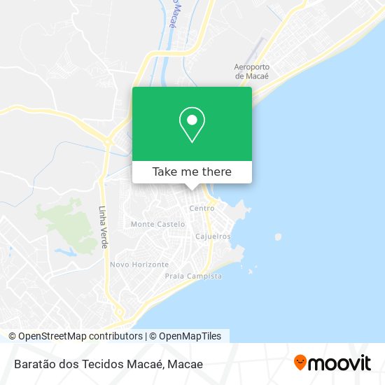 Mapa Baratão dos Tecidos Macaé