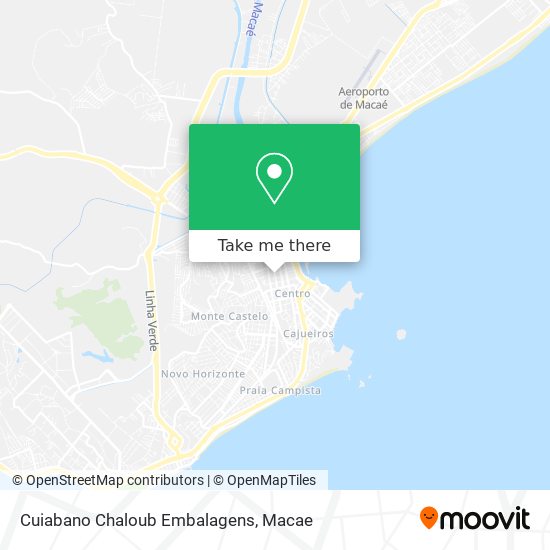 Mapa Cuiabano Chaloub Embalagens