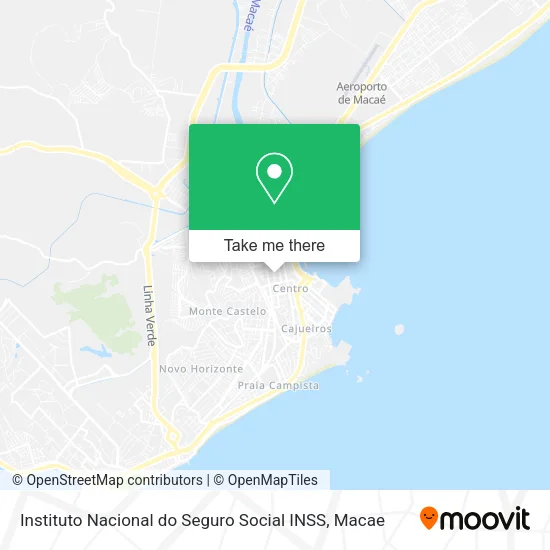 Instituto Nacional do Seguro Social INSS map