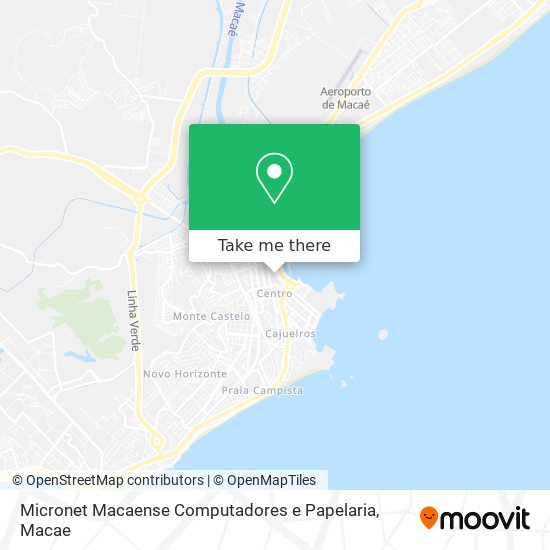 Micronet Macaense Computadores e Papelaria map