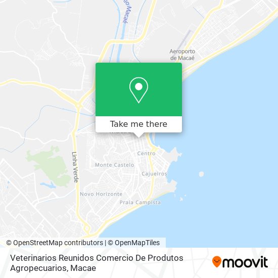 Mapa Veterinarios Reunidos Comercio De Produtos Agropecuarios