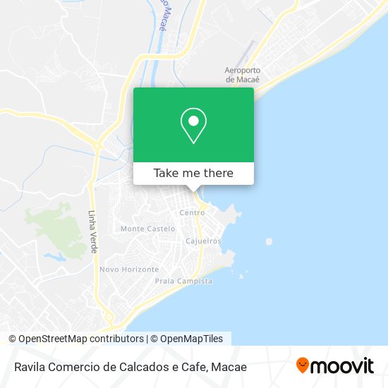 Ravila Comercio de Calcados e Cafe map