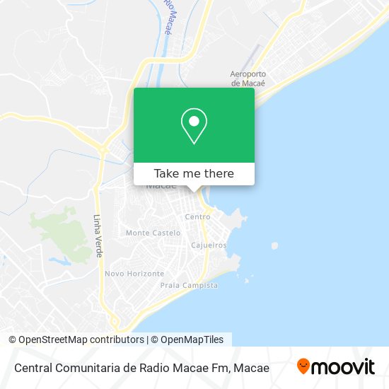 Central Comunitaria de Radio Macae Fm map