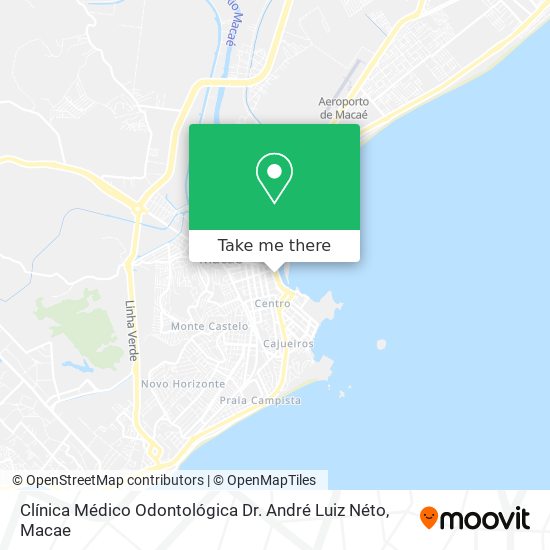 Mapa Clínica Médico Odontológica Dr. André Luiz Néto