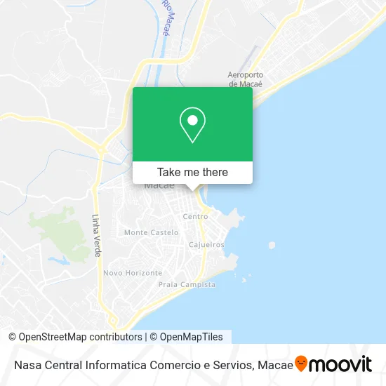 Nasa Central Informatica Comercio e Servios map