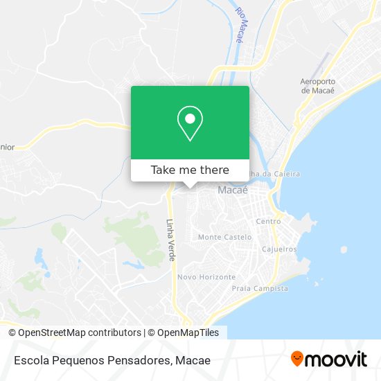 Escola Pequenos Pensadores map