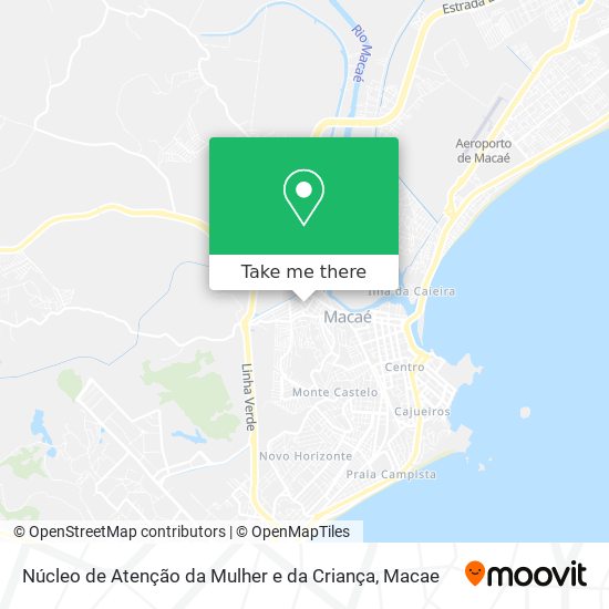 Núcleo de Atenção da Mulher e da Criança map