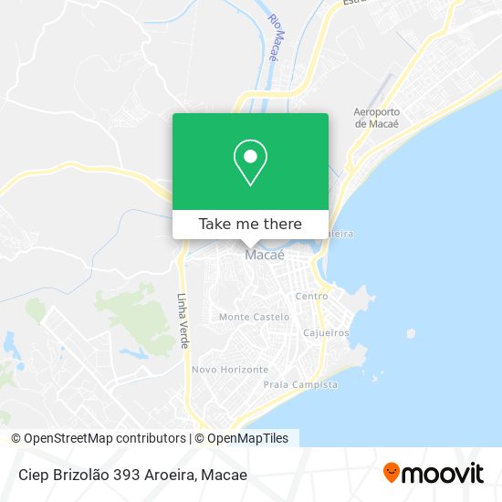 Ciep Brizolão 393 Aroeira map