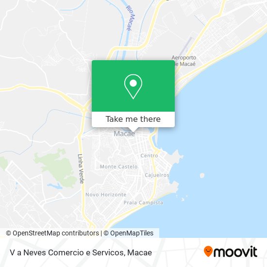 V a Neves Comercio e Servicos map