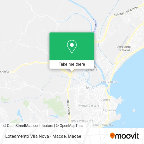 Loteamento Vila Nova - Macaé map